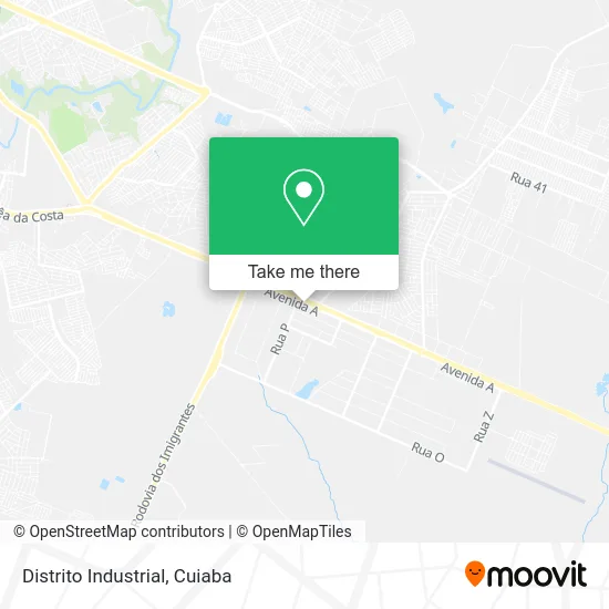 Distrito Industrial map