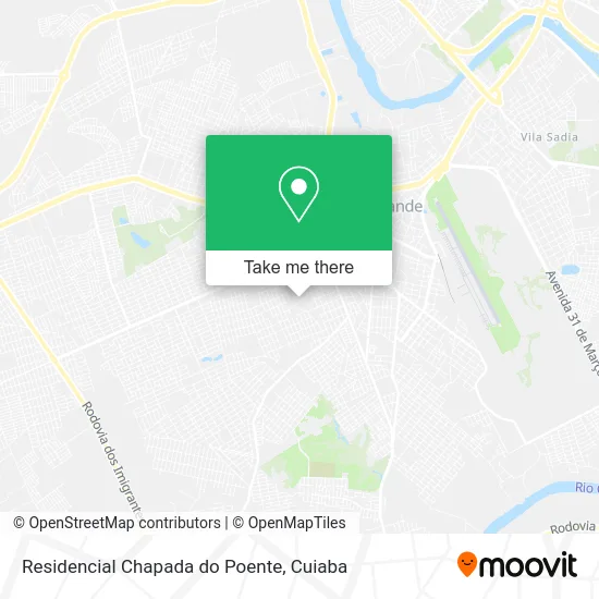 Residencial Chapada do Poente map