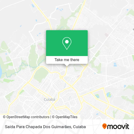 Saída Para Chapada Dos Guimarães map