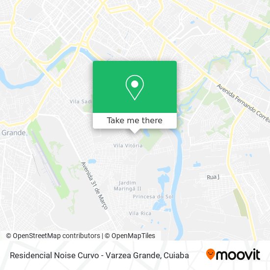 Residencial Noise Curvo - Varzea Grande map
