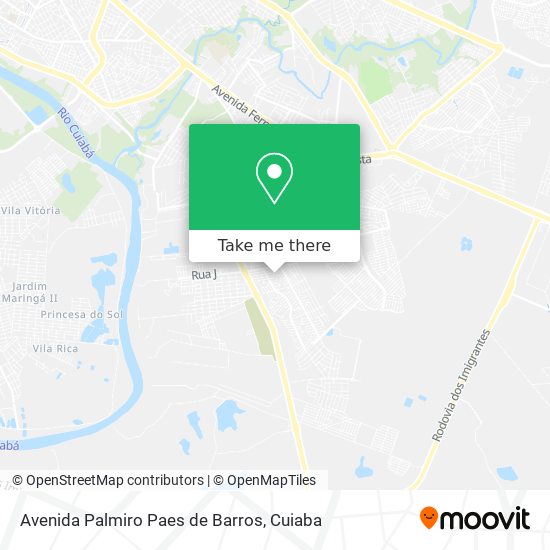 Avenida Palmiro Paes de Barros map