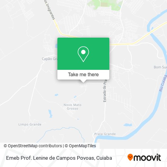 Emeb Prof. Lenine de Campos Povoas map
