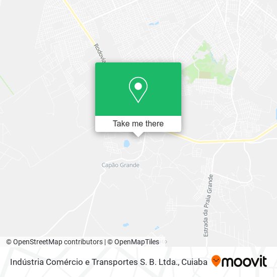 Indústria Comércio e Transportes S. B. Ltda. map