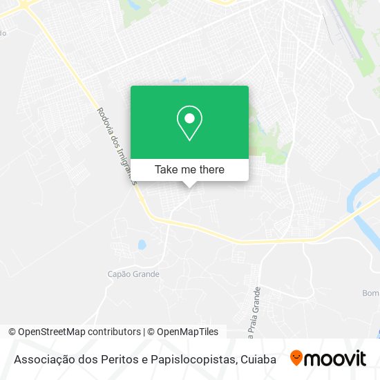 Associação dos Peritos e Papislocopistas map