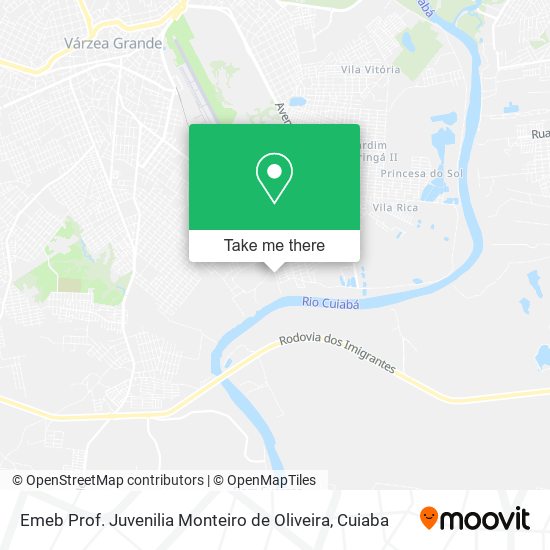 Emeb Prof. Juvenilia Monteiro de Oliveira map
