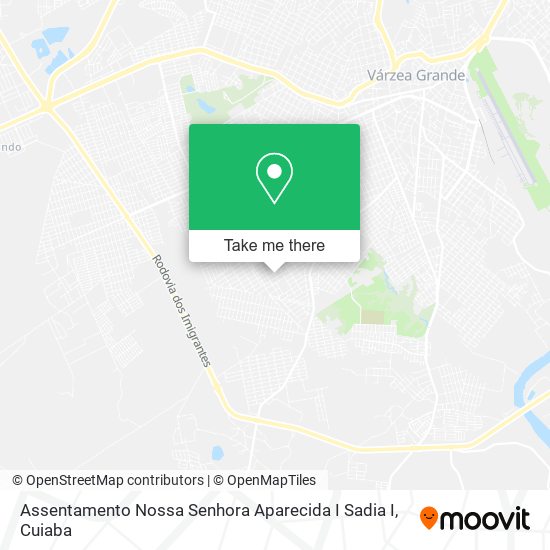 Assentamento Nossa Senhora Aparecida I Sadia I map