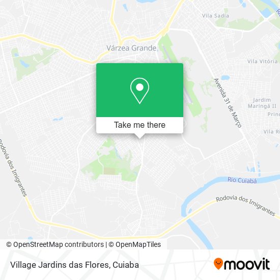 Village Jardins das Flores map