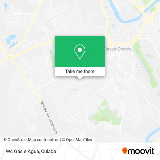 Wc Gás e Água map