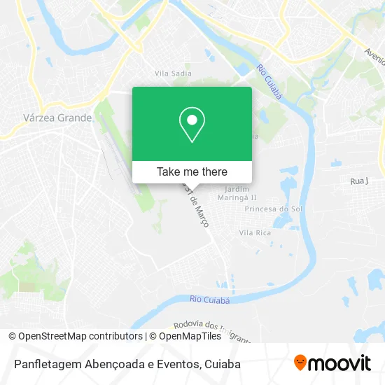 Panfletagem Abençoada e Eventos map