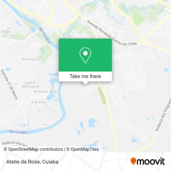 Atelie da Rose map