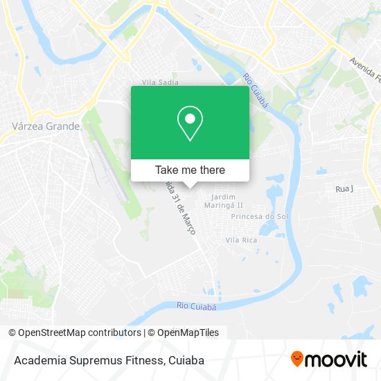Academia Supremus Fitness map