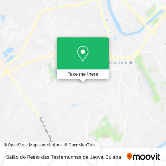 Salão do Reino das Testemunhas de Jeová map