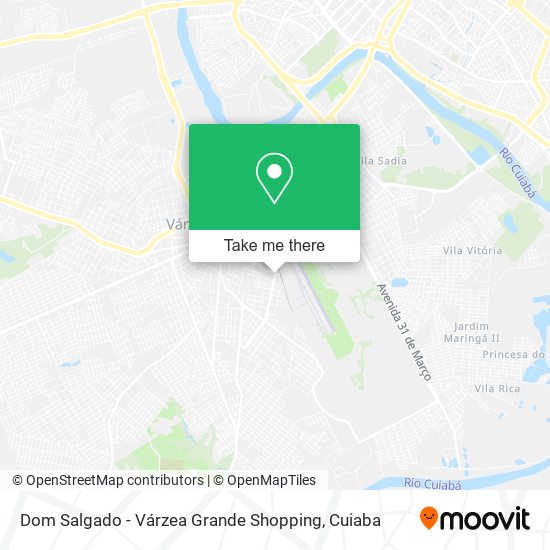 Mapa Dom Salgado - Várzea Grande Shopping