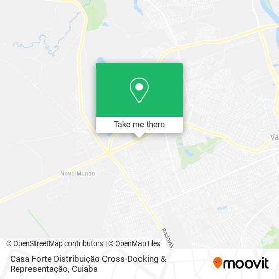 Casa Forte Distribuição Cross-Docking & Representação map