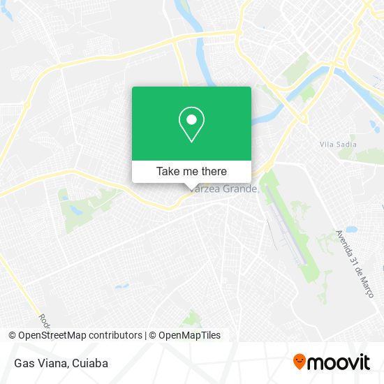 Gas Viana map