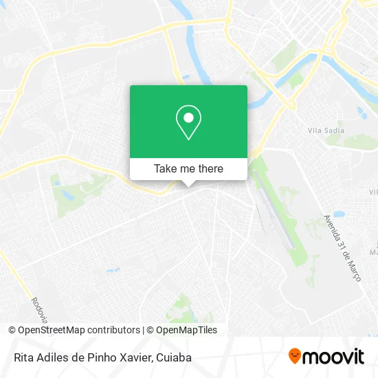 Rita Adiles de Pinho Xavier map