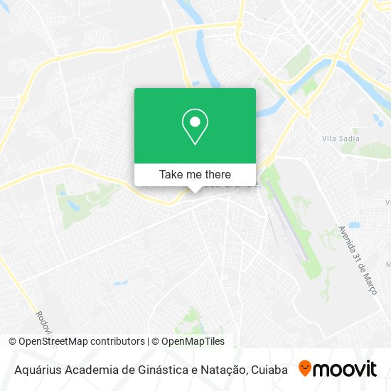 Aquárius Academia de Ginástica e Natação map