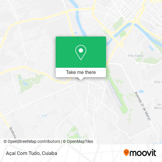Açaí Com Tudo map