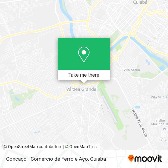 Concaço - Comércio de Ferro e Aço map