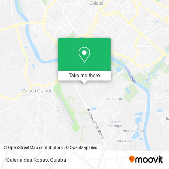 Galeria das Rosas map