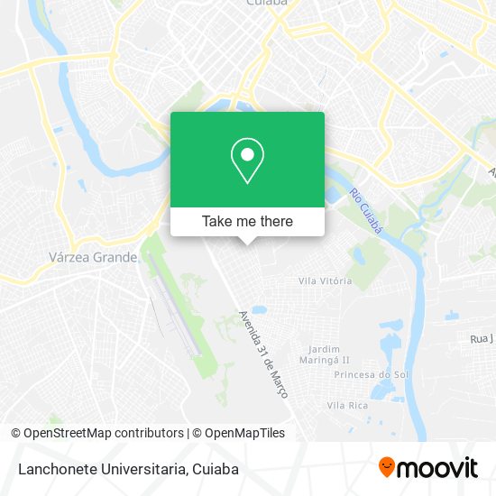 Lanchonete Universitaria map