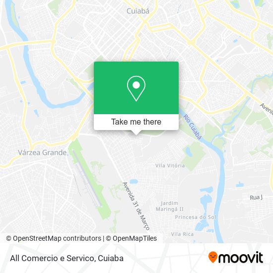 All Comercio e Servico map
