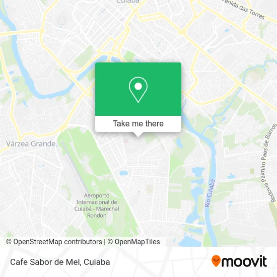 Cafe Sabor de Mel map