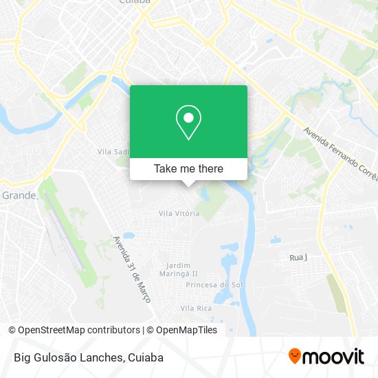 Big Gulosão Lanches map