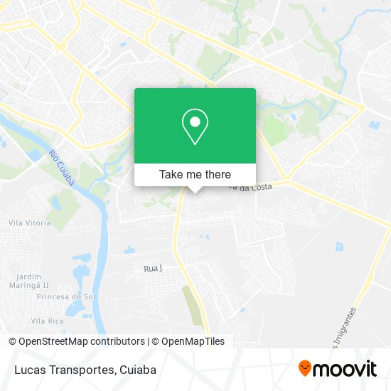 Lucas Transportes map