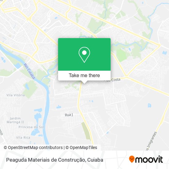 Peaguda Materiais de Construção map