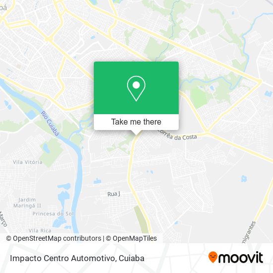 Impacto Centro Automotivo map
