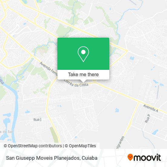 San Giusepp Moveis Planejados map