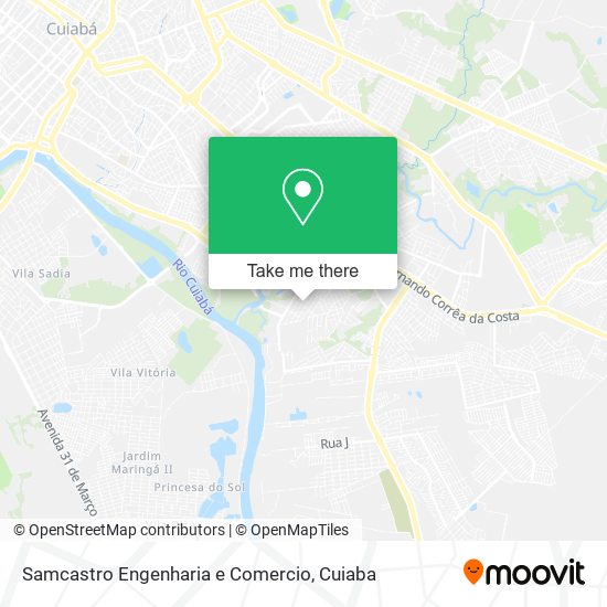 Samcastro Engenharia e Comercio map