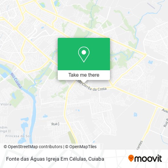 Fonte das Águas Igreja Em Células map