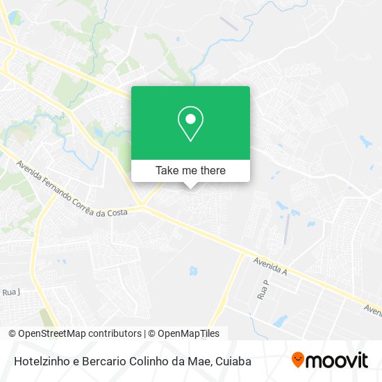 Hotelzinho e Bercario Colinho da Mae map