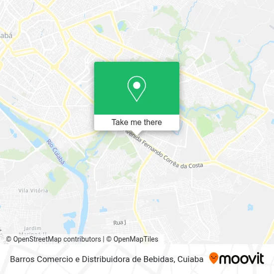 Barros Comercio e Distribuidora de Bebidas map