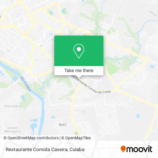 Restaurante Comida Caseira map