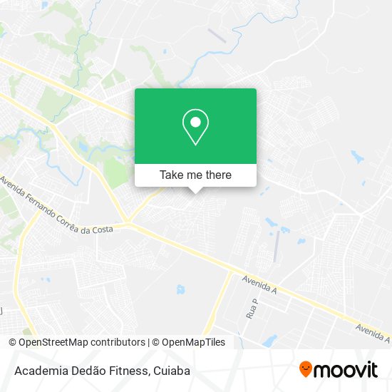 Academia Dedão Fitness map