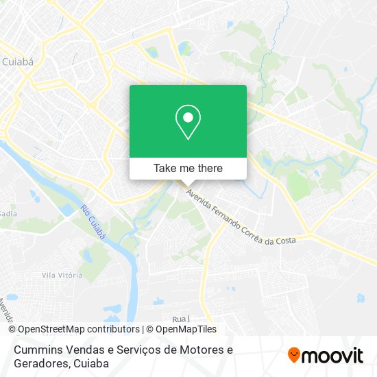 Cummins Vendas e Serviços de Motores e Geradores map