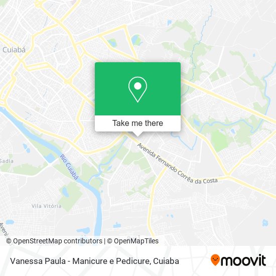 Vanessa Paula - Manicure e Pedicure map