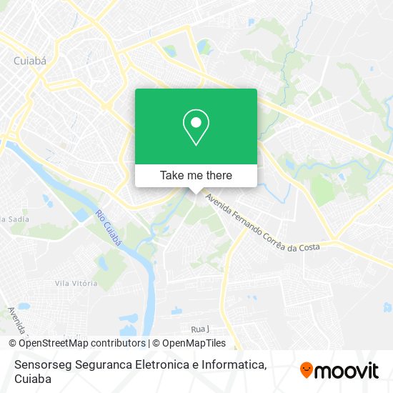 Sensorseg Seguranca Eletronica e Informatica map