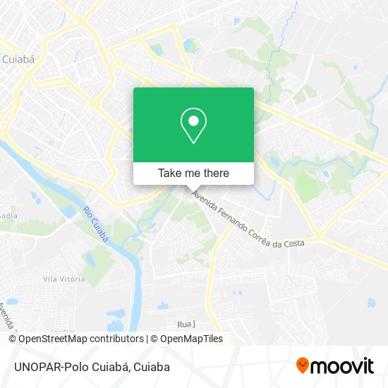 Mapa UNOPAR-Polo Cuiabá