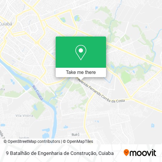 Mapa 9 Batalhão de Engenharia de Construção