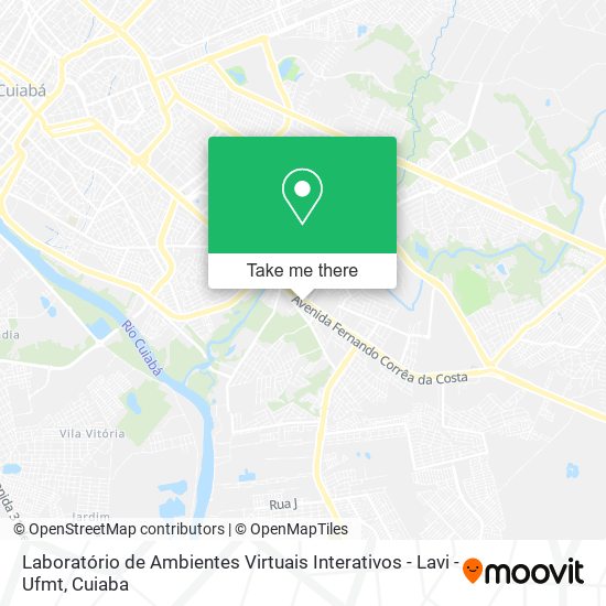Laboratório de Ambientes Virtuais Interativos - Lavi - Ufmt map