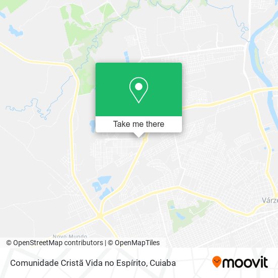 Comunidade Cristã Vida no Espírito map