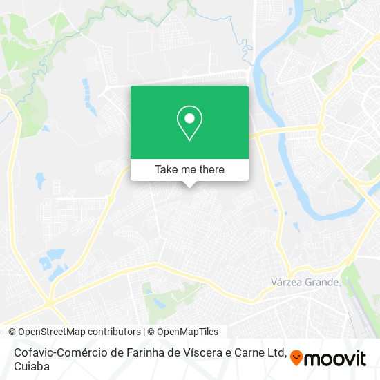 Mapa Cofavic-Comércio de Farinha de Víscera e Carne Ltd