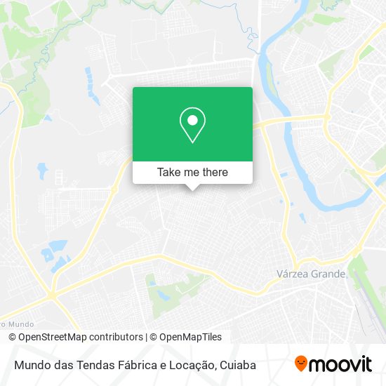 Mundo das Tendas Fábrica e Locação map