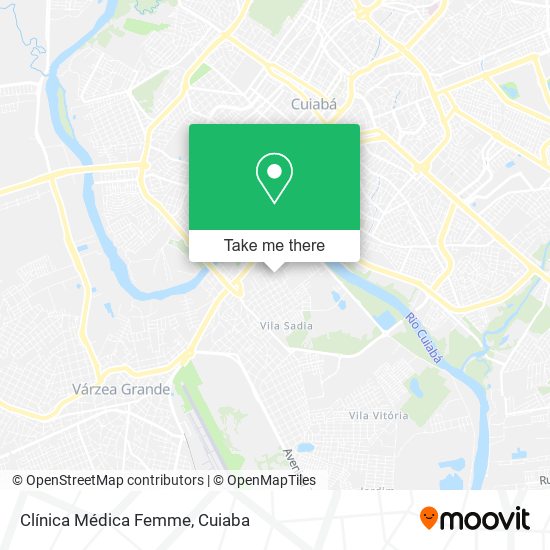 Clínica Médica Femme map