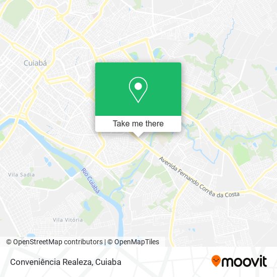 Conveniência Realeza map