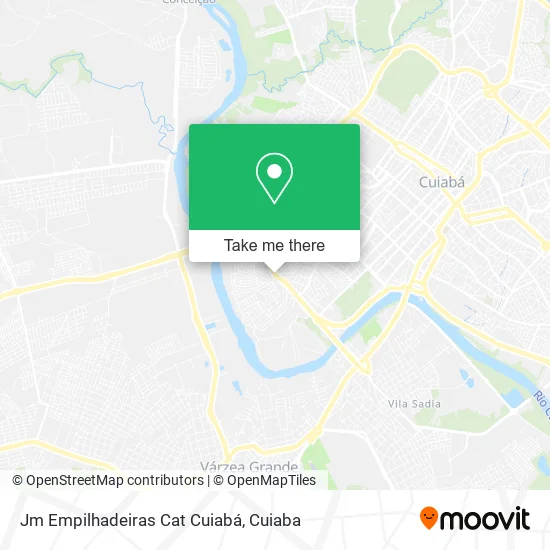 Jm Empilhadeiras Cat Cuiabá map